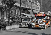 a Jeep and a Jeepney, the icon of Philippines transportation – photo by Renata Blonska