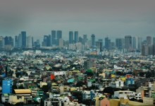 Panoramic View of poor and rich districts of Manila – photo by Renata Blonska