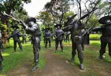 Rizal Park Manila where the execution of national hero Jose Rizal took place in 1896 – photo by Renata Blonska