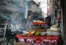 Street food, Old Delhi - photo by Renata Blonska