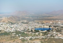 View on Pushkar from the top, border with Thar Desert - photo by Renata Blonska