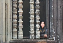 CAMBODIA - Ankor Wat's guard - photo by Renata Blonska