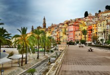 Menton, town at  the Franco-Italian border, combining the best of France and Italy  - photo by Renata Blonska